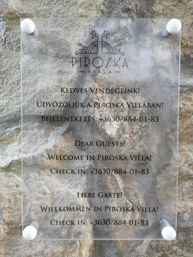 Piroska Villa Hévíz Dış mekan fotoğraf